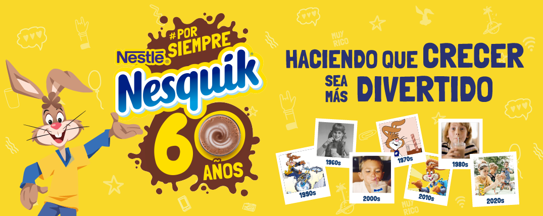 Banner Nesquik 60 años