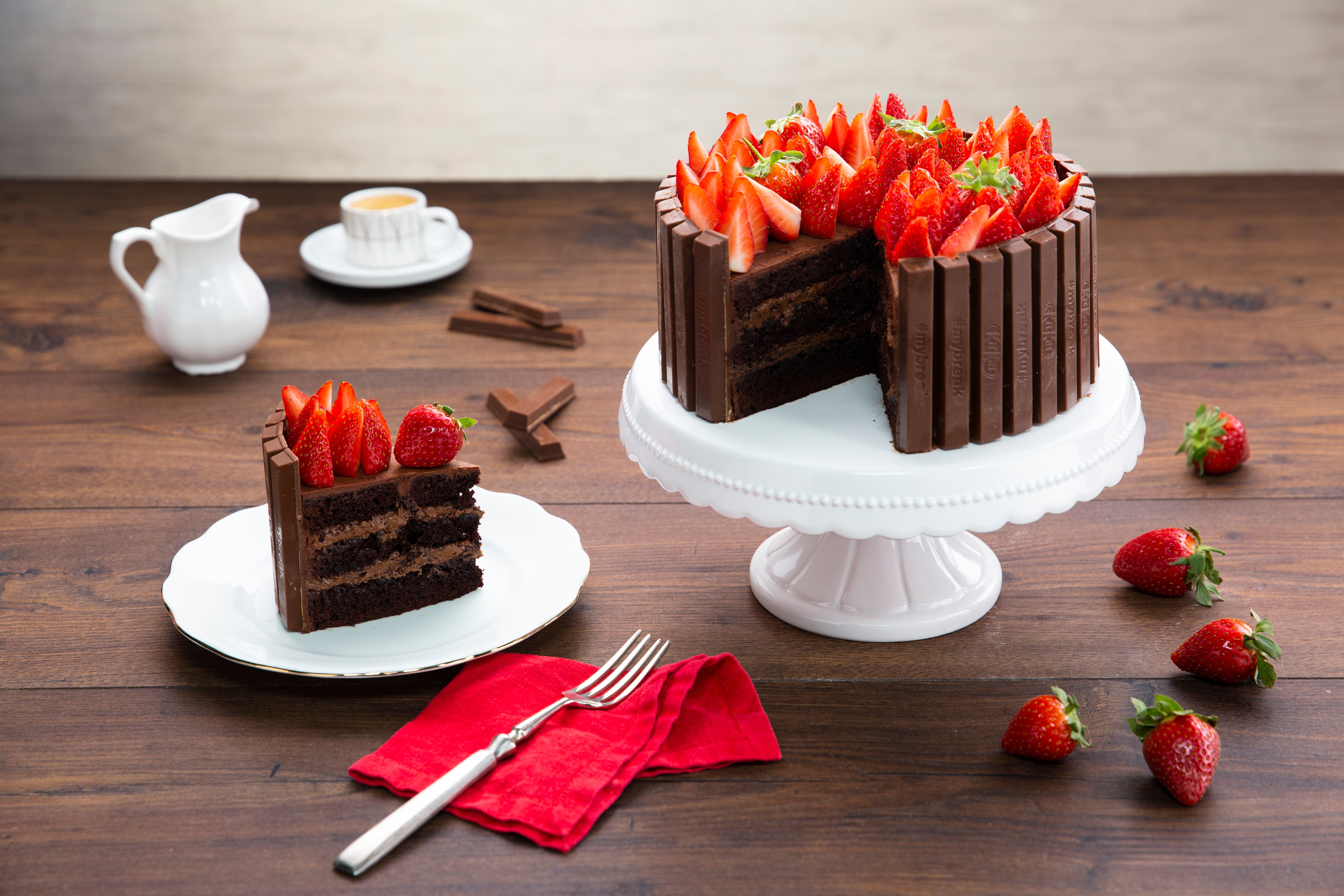 Kitkat cake