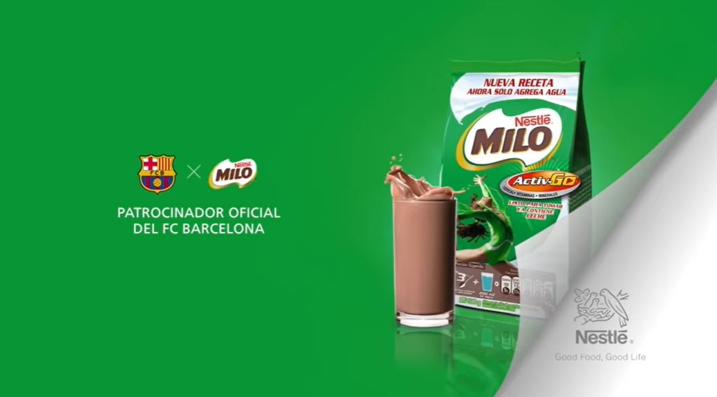 MILO® Es el patrocinador oficial del FC Barcelona