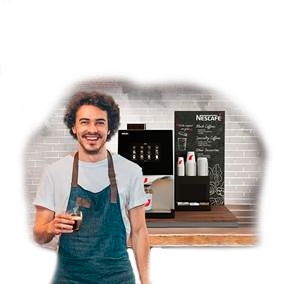 NESCAFÉ® ATP 60 BE - Máquina café grano Contactanos