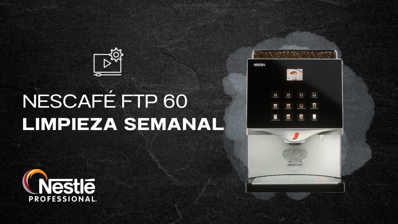 Miniatura de video limpieza semanal de la máquina de café FTP 60 NESCAFÉ®