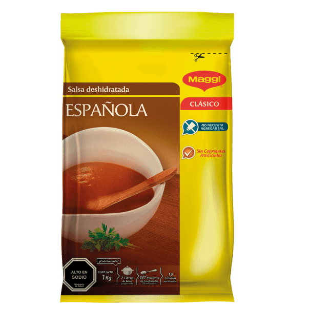Bolsa de salsa deshidratada española de 1kg