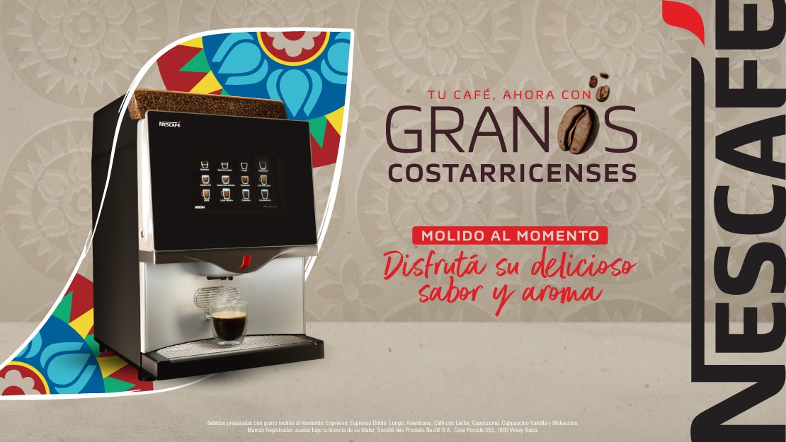 Máquinas de café Profesional NESCAFÉ con café tico