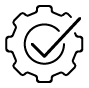 ícono de mantenimiento preventivo y correctivo