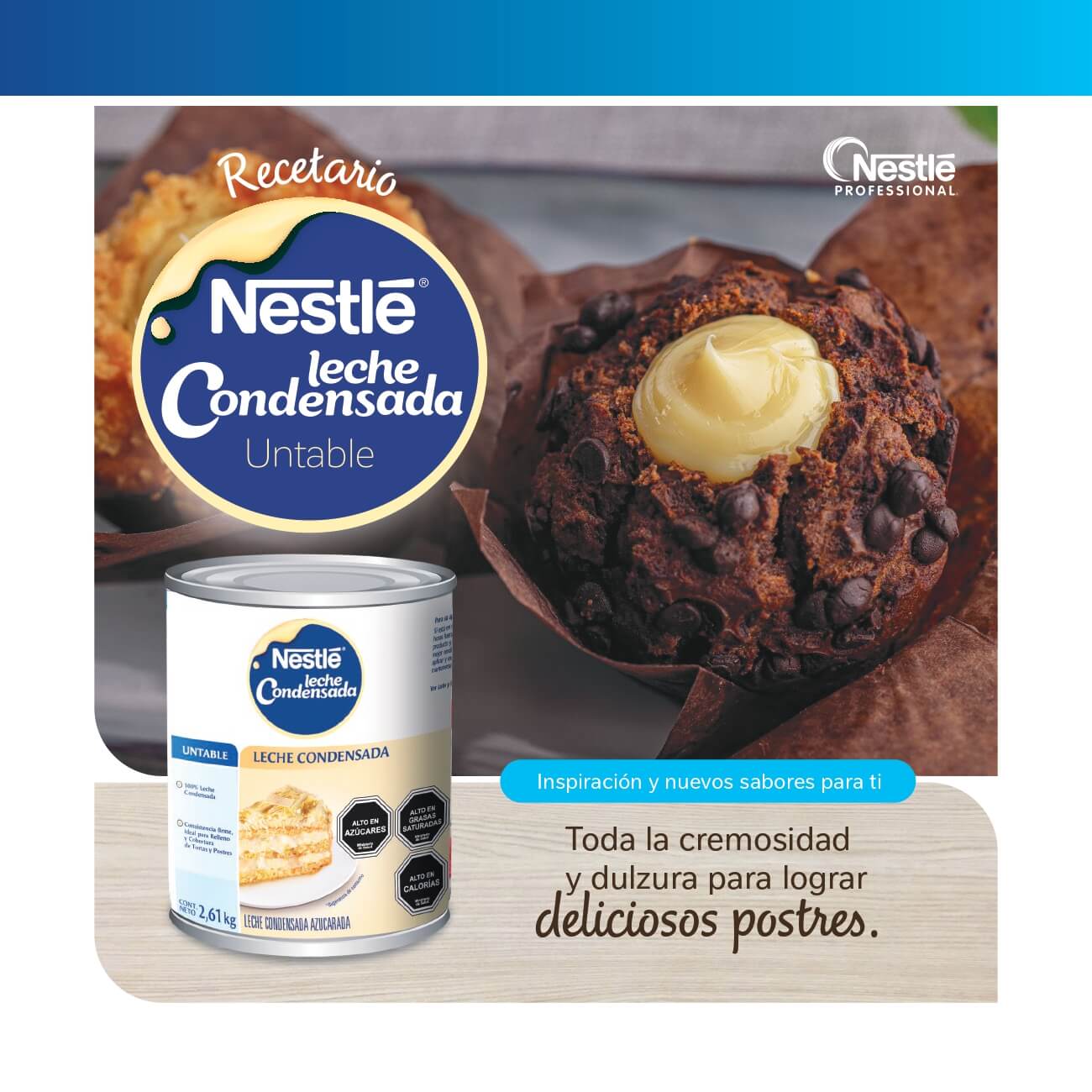 Recetario NESTLÉ® Leche condensada untable