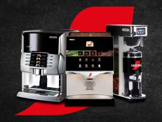 Referencias de máquinas profesionales NESCAFÉ® en comodato disponibles para negocios.