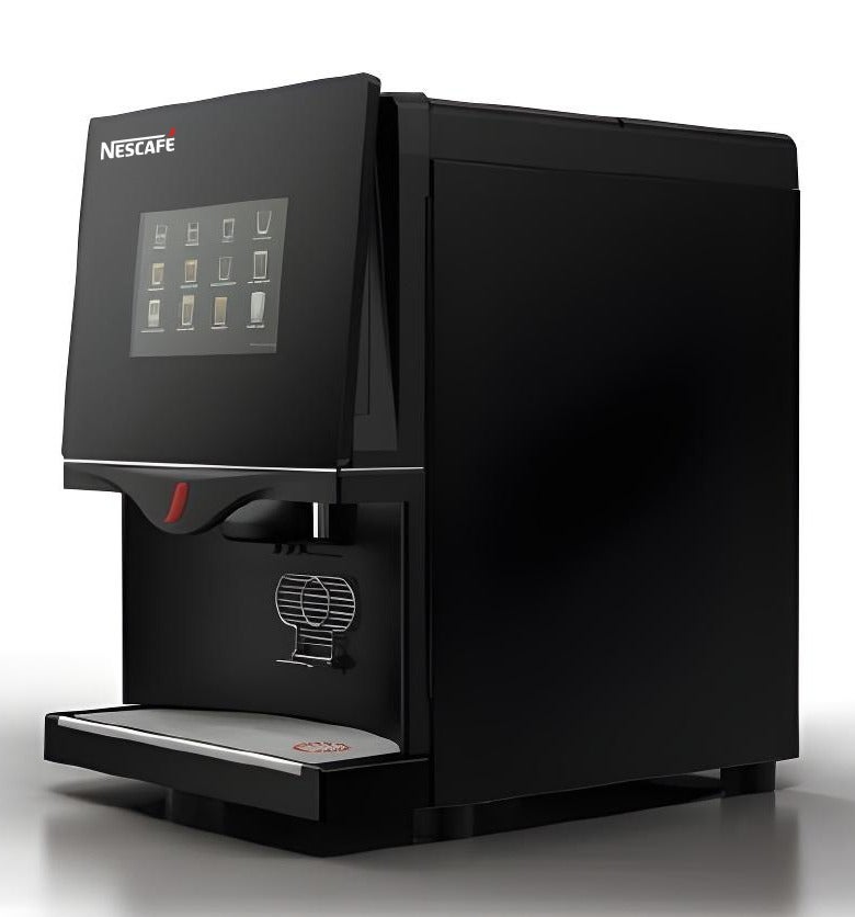 Primer plano de máquina de café en soluble NESCAFÉ®