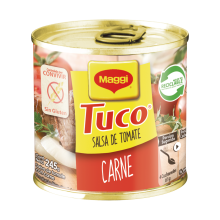 Salsa de tomate Maggi Tuco con Carne en lata de 245 g