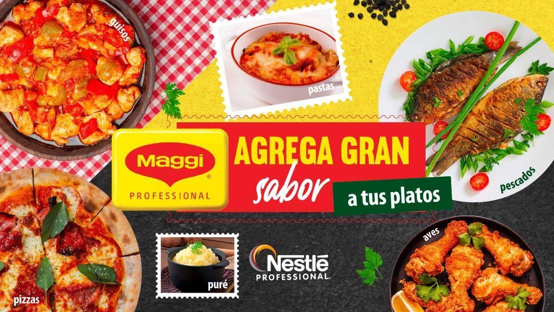 Anuncio: Maggi profesional "Agregá Sabor a tus Platos"