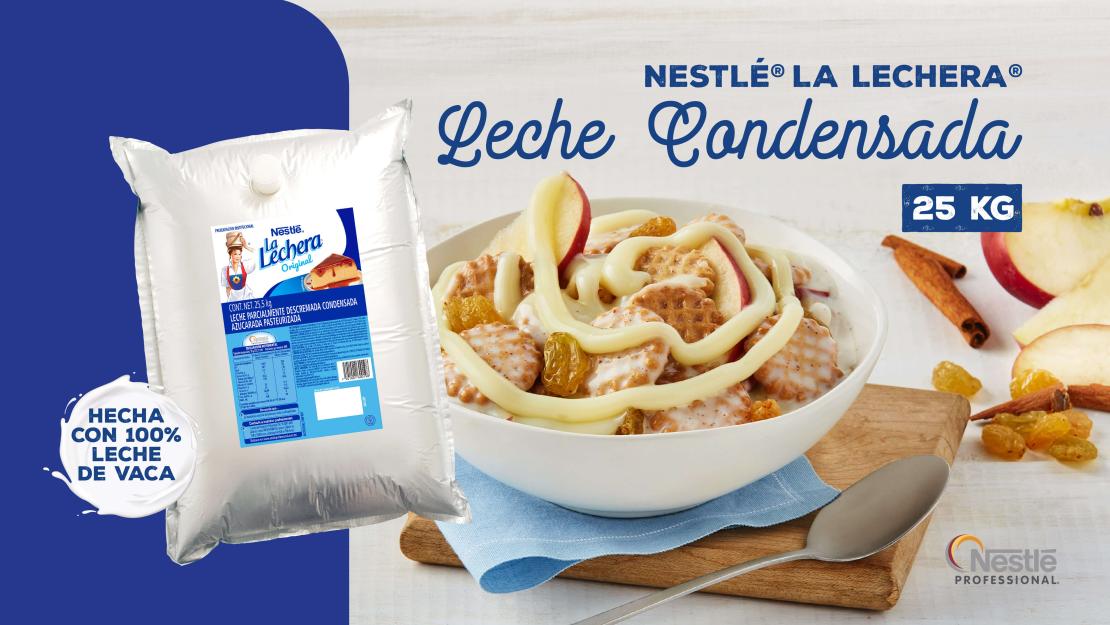 Banner LA LECHERA® Leche Condensada 1x25kg