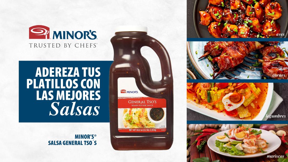 Minor's Salsa tso's Lista para usar