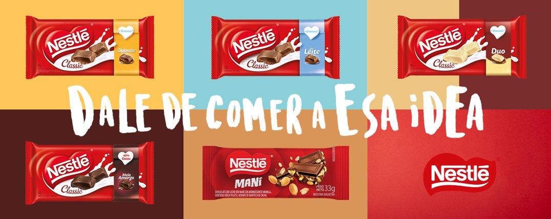 Anuncio: Tabletas Chocolates Nestlé. Dale de comer a esa idea