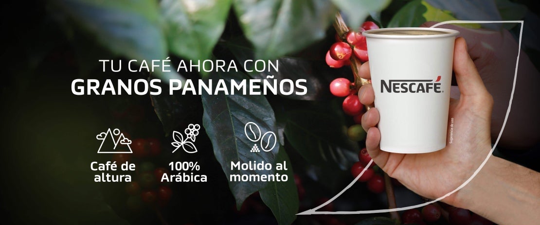 Banner de Granos Panameños Nescafé®