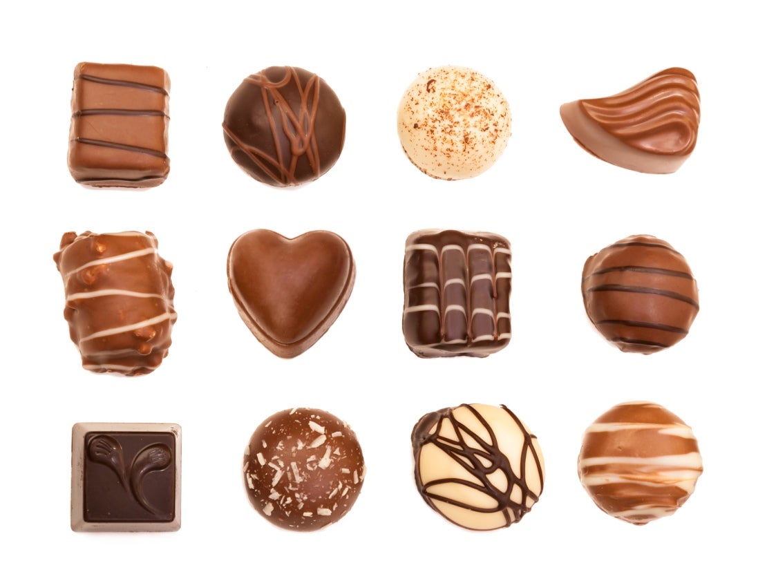 Diferentes bombones para ofrecer a tus clientes en el Día del Chocolate