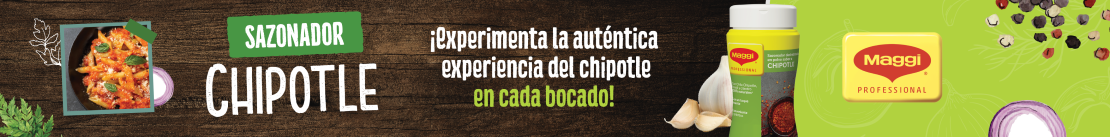 Mini banner que destaca el sabor del nuevo Sazonador chipotle de MAGGI®