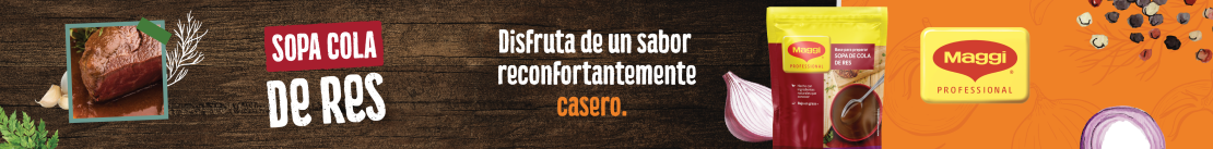 Mini banner que destaca el sabor de la nueva Sopa cola de red de MAGGI®