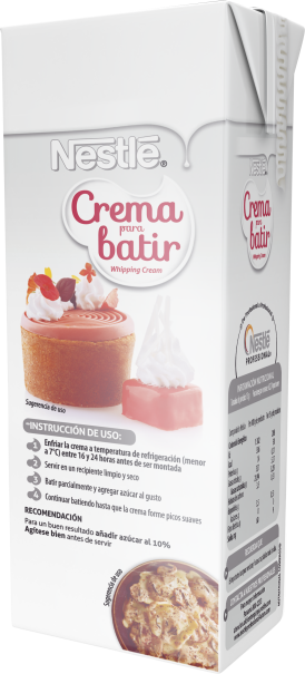 NESTLÉ® Crema para Batir x 950ml | Nestlé Professional NESTLÉ® Crema para Batir x 950ml | Nestlé Professional