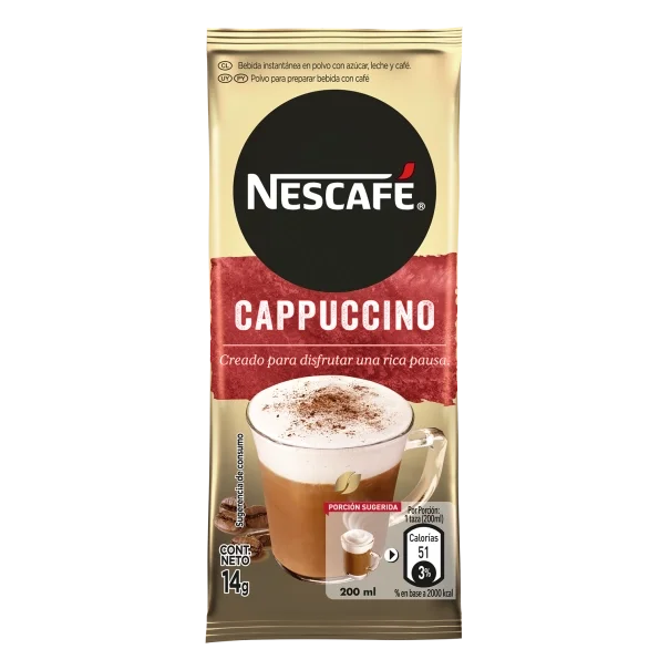 Café NESCAFÉ® Cappuccino 140g 10 sobres