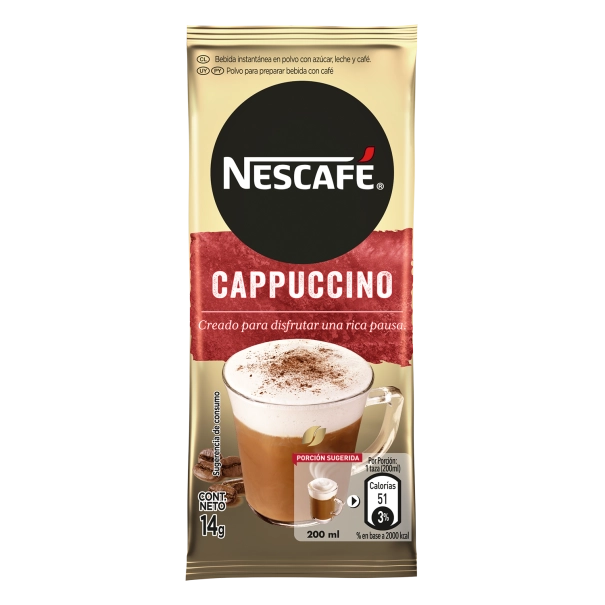 Café NESCAFÉ® Cappuccino 140g 10 sobres