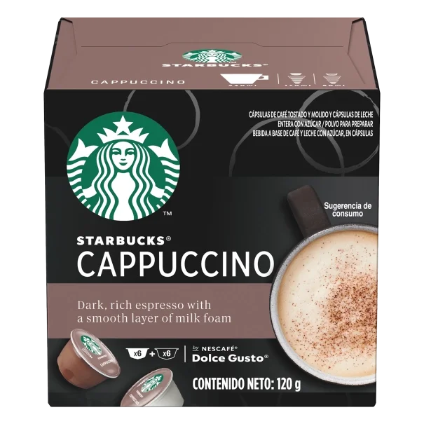 Starbucks NESCAFÉ® Dolce Gusto® Cappuccino 12 Cápsulas
