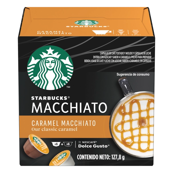 Starbucks NESCAFÉ® Dolce Gusto® Caramel Macchiato 12 Cápsulas