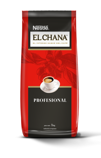 Pack de 1kg de Café en grano EL CHANA® puro.