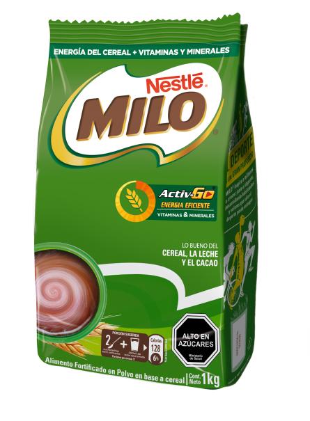 Saborizante para leche MILO® ACTIV-GO® Bolsa 1000g