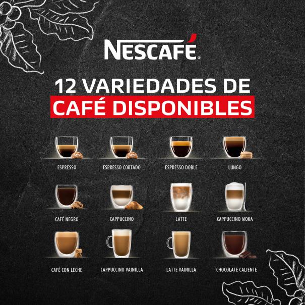 NESCAFÉ® FTS 60 E - Máquina café de grano 12 bebidas