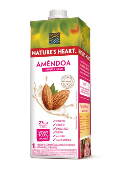 Caja con Bebida a base de Almendra Nature's Heart de 1 L