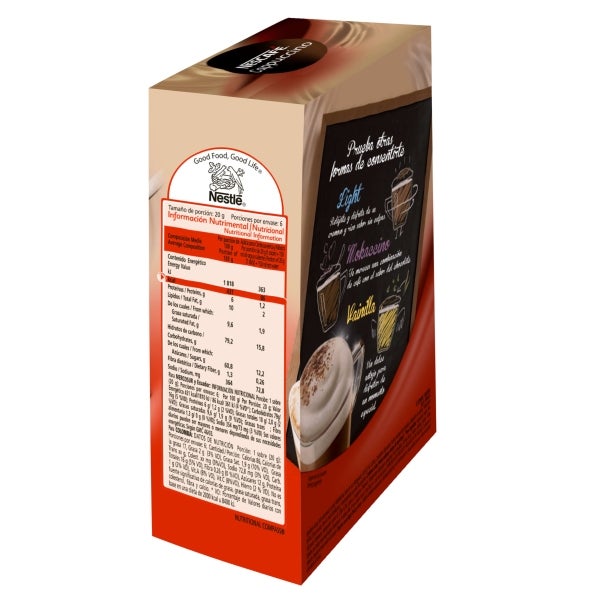 NESCAFÉ Cappuccino Original Caja 6 Sobres de 20g