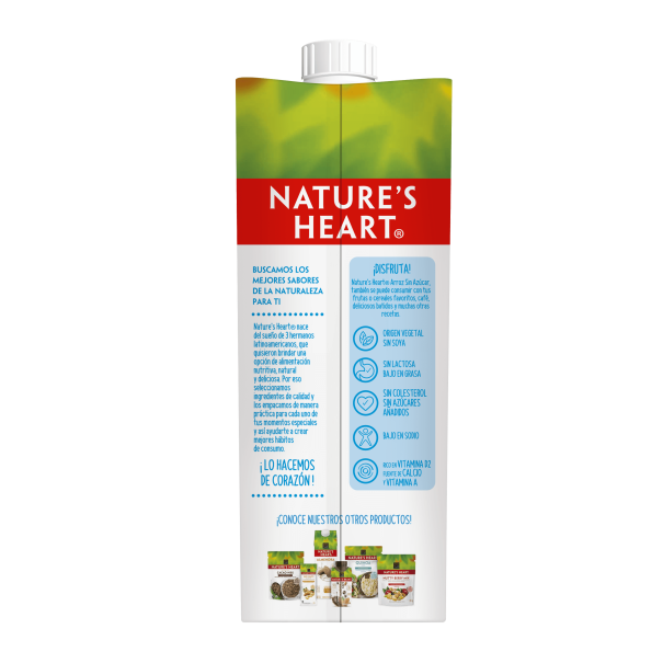 NATURE'S HEART® Arroz sin Azúcar 12x946ml