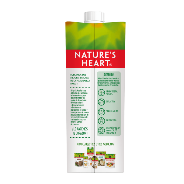 Bebida de coco NATURE'S HEART® caja 946ml