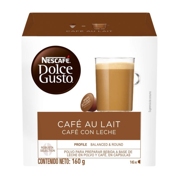 NESCAFÉ® Dolce Gusto® Cafe Au Lait Caja 16 Cápsulas