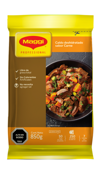 Caldo Maggi sabor Carne 80g 8 tabletas