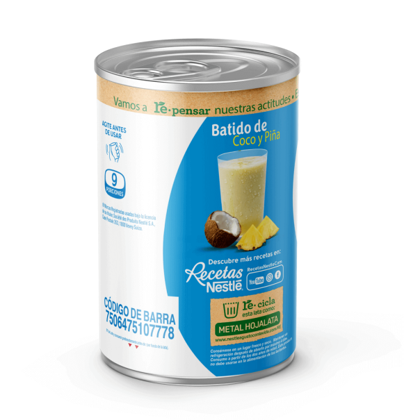 IDEAL® Leche Evaporada Semi Descremada Lata 48x360g