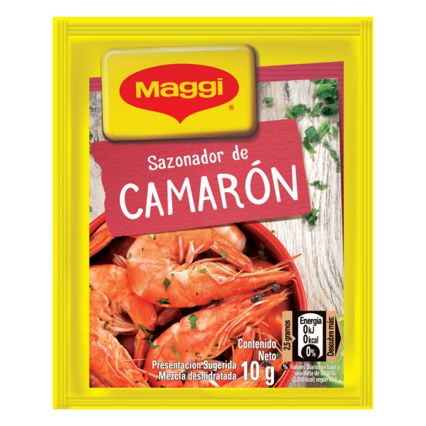 MAGGI® Sazonador de Camarón Sobre 40(12x10g)