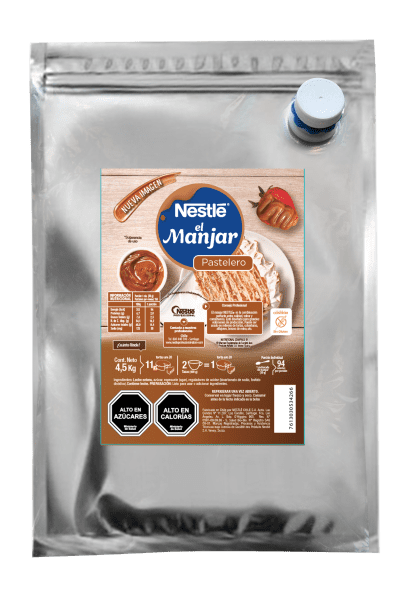 Manjar Nestlé Pastelero en bolsa de 4,5 kg