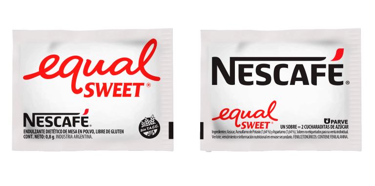 Dos Sticks de Edulcorante Nescafé por 0,8g c/u