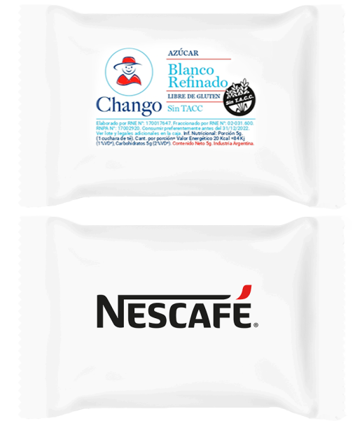 Dos Sticks de Azúcar Nescafé por 5g c/u