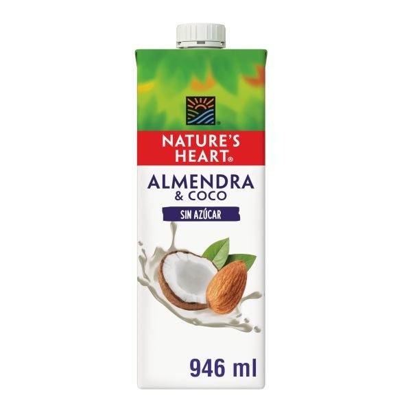 NATURE'S HEART® Almendra Coco Sin Azúcar 12x946ml