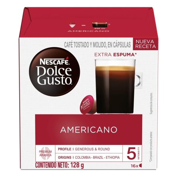 NESCAFÉ® Dolce Gusto® Americano Caja 16 Cápsulas