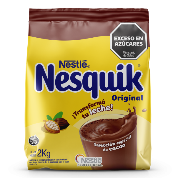 Frente del Pack Nesquik 2kg