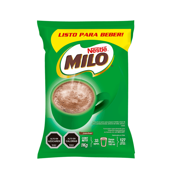 Saborizante para leche MILO® Bolsa 1kg