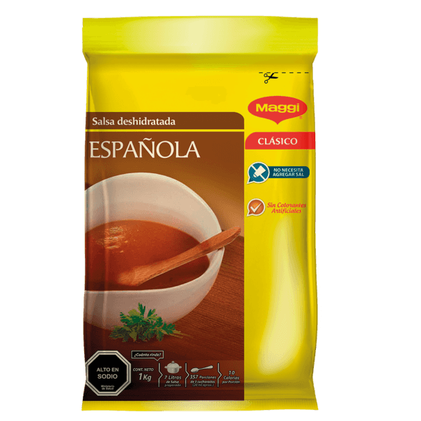 Bolsa de salsa deshidratada española de 1kg