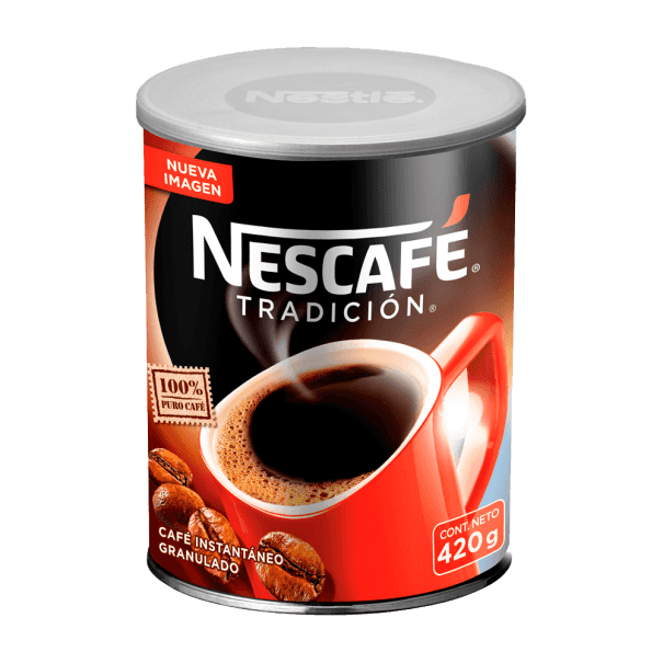  Café Instantáneo Granulado Nescafé Tradición en tarro de 420 g