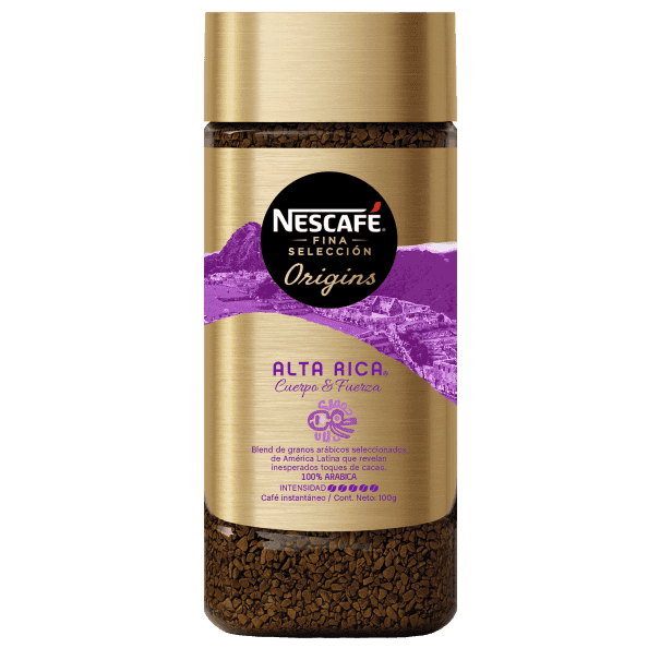 Café NESCAFÉ® Fina Selección Alta Rica frasco 100g