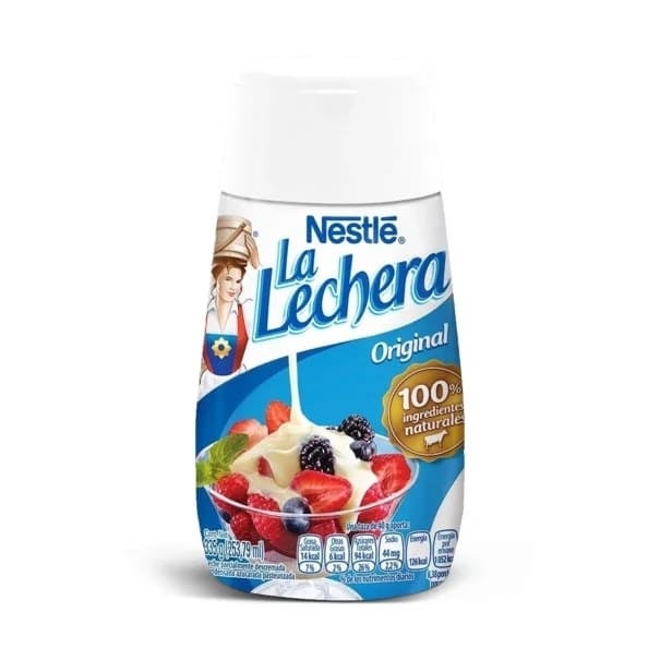 Leche Condensada Nestle La Lechera en botella squeeze de 335 g