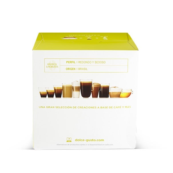 NESCAFÉ® DOLCE GUSTO® Cappuccino 6x10 cápsulas | Nestlé Professional