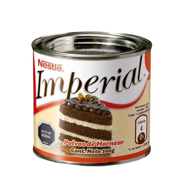 Lata de polvo para hornear IMPERIAL® de 200g para repostería