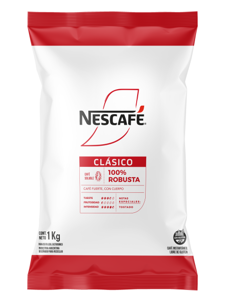 Nescafé clásico ALEGRIA 1Kg envase frente